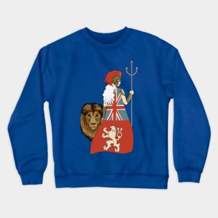 Britannia the Warrior (Large Design) Crewneck Sweatshirt